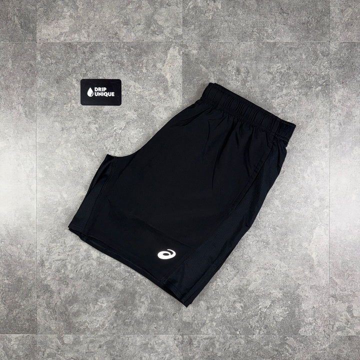 Asics Icon Shorts 7” Black, dripuniqueuk