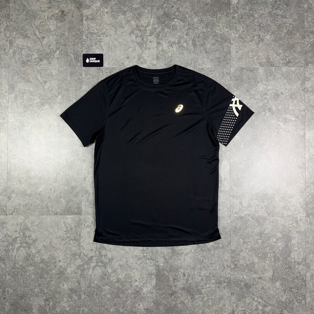 Asics Icon T-Shirt Black, dripuniqueuk
