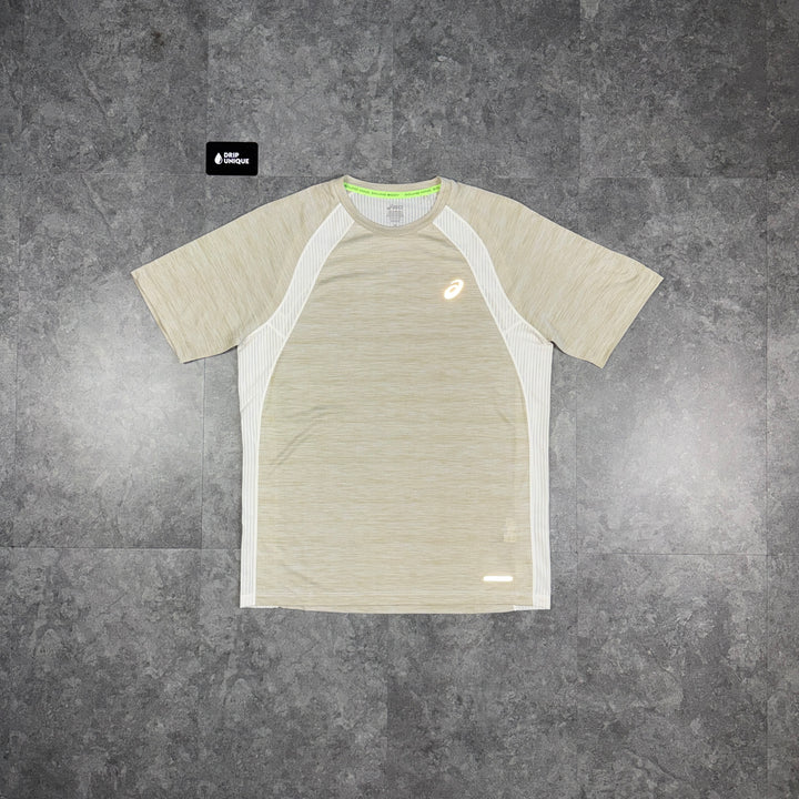 Asics Road T-Shirt Beige, asics tshirt, dripuniqueuk