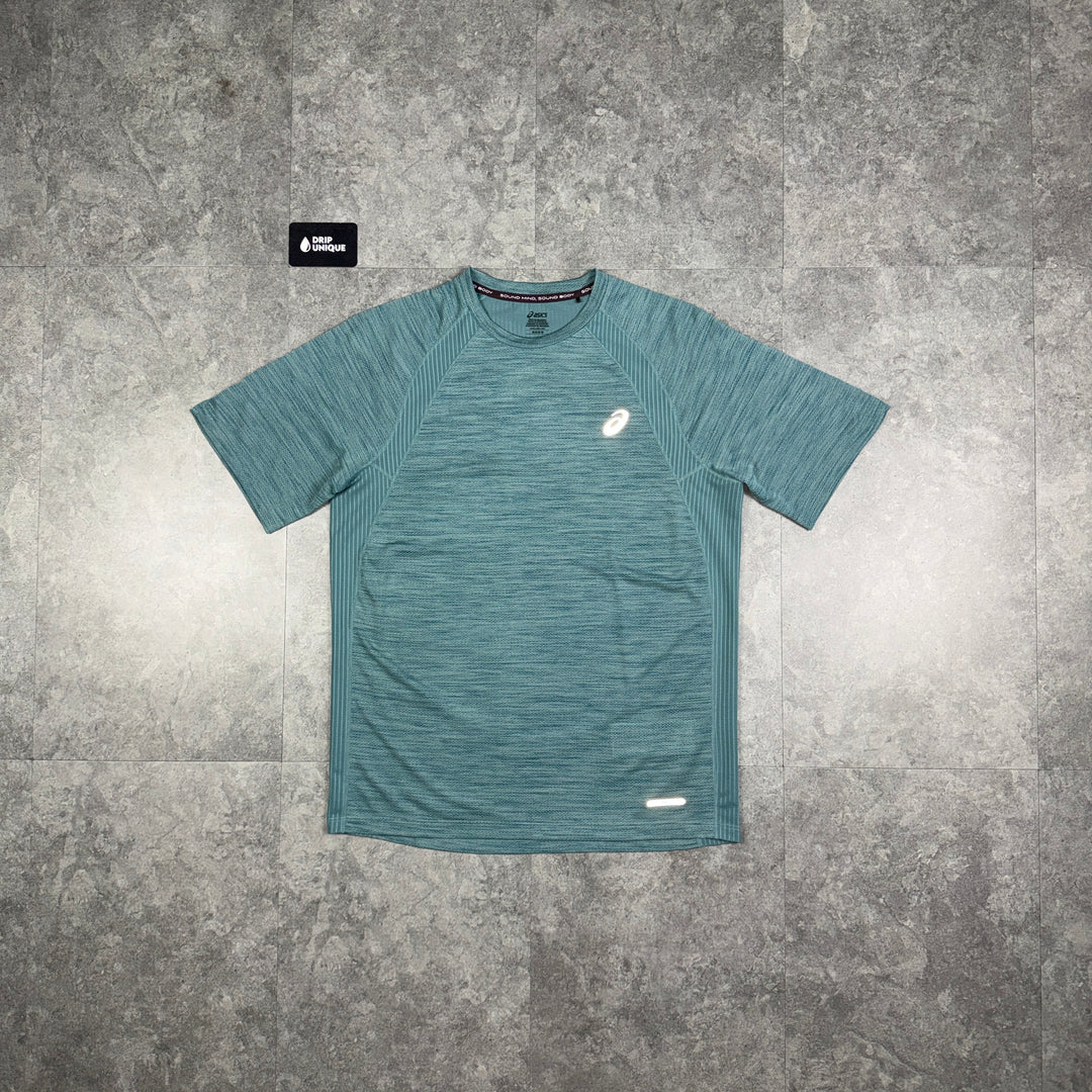 Asics Road T-Shirt Foggy Teal, asics tshirt, dripuniqueuk