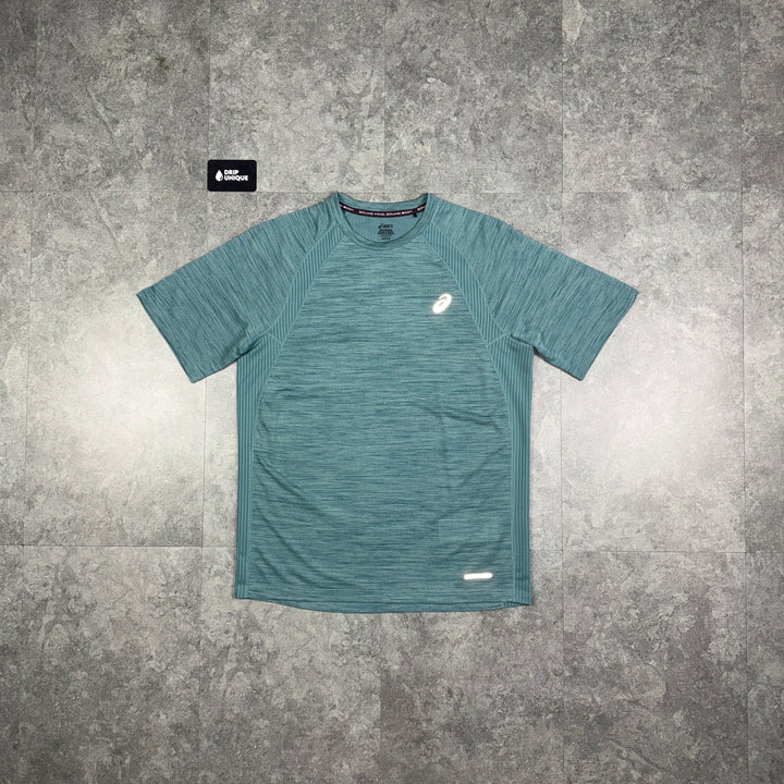 Asics Road T-Shirt Foggy Teal, asics tshirt, dripuniqueuk