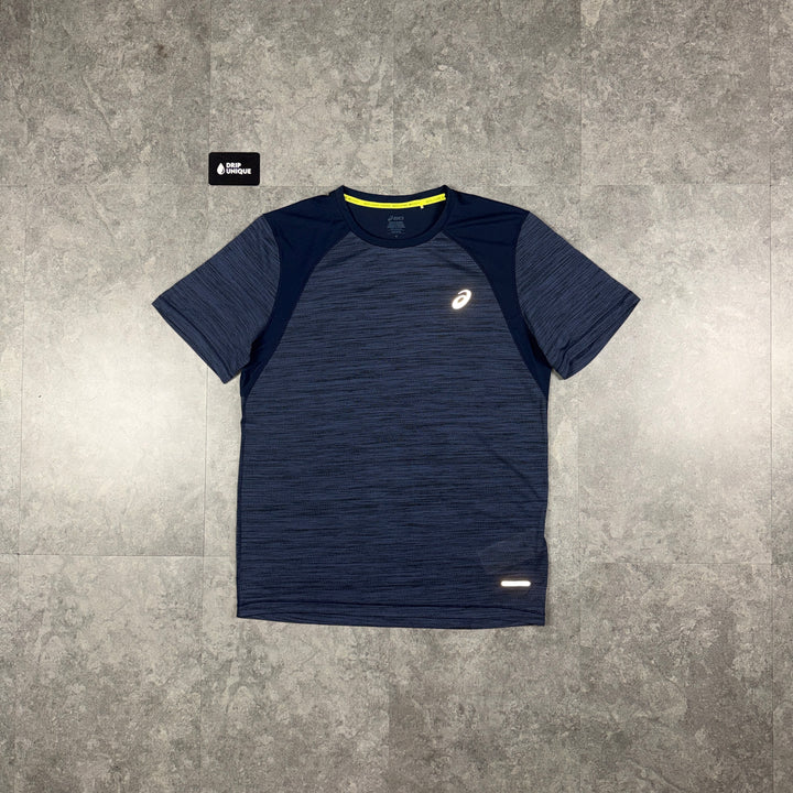Asics Road T-Shirt Navy Blue, asics tshirt, dripuniqueuk