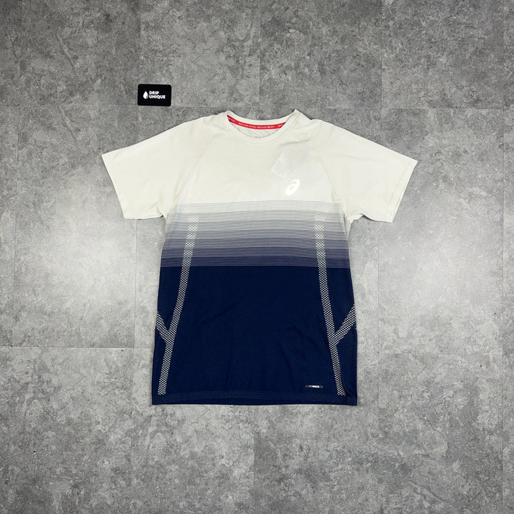 Asics Seamless Performance T-Shirt Midnight Blue, Asics T Shirt, dripuniqueuk