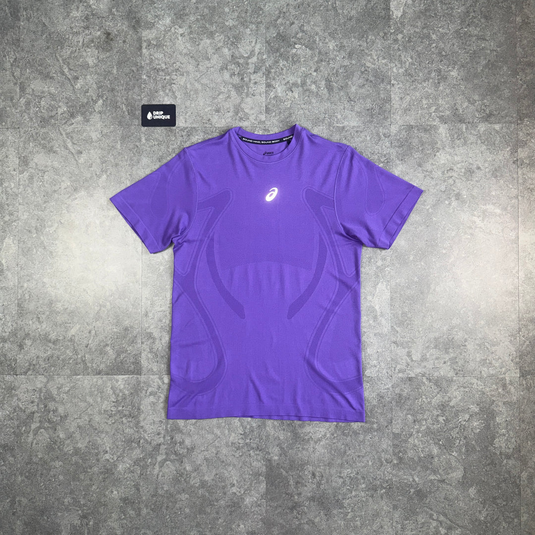 Asics Seamless Performance T-Shirt Purple, asics tshirt, dripuniqueuk