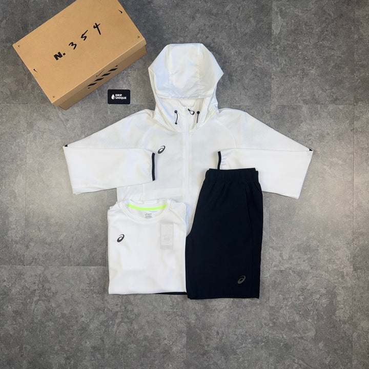 Asics Waterproof Camo Windrunner White Bundle, asics white camo set, dripuniqueuk
