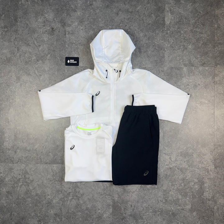 Asics Waterproof Camo Windrunner White Bundle, asics set, dripuniqueuk