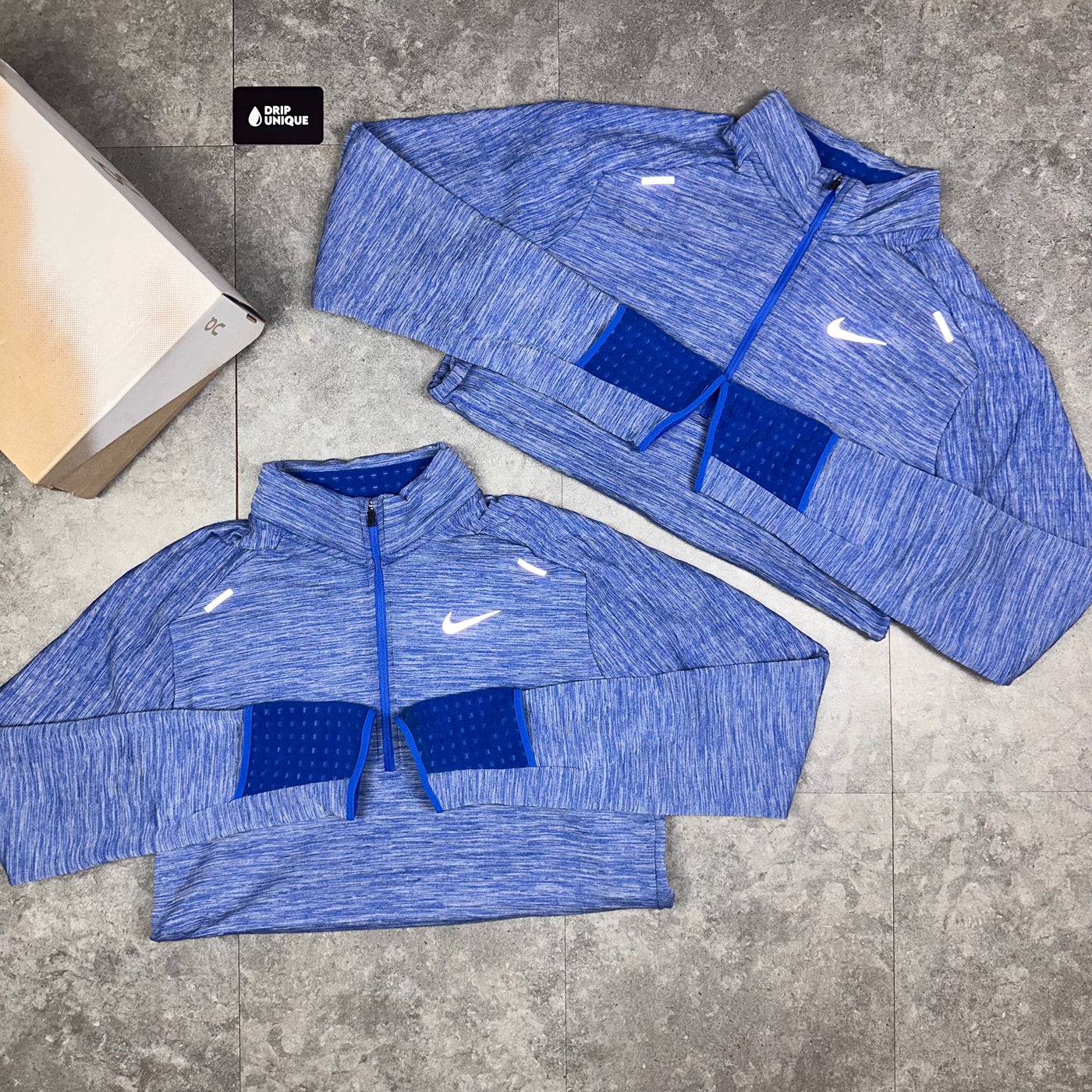 Men s Nike Therma Sphere 3.0 1 4 Zip Top Blue dripuniqueuk