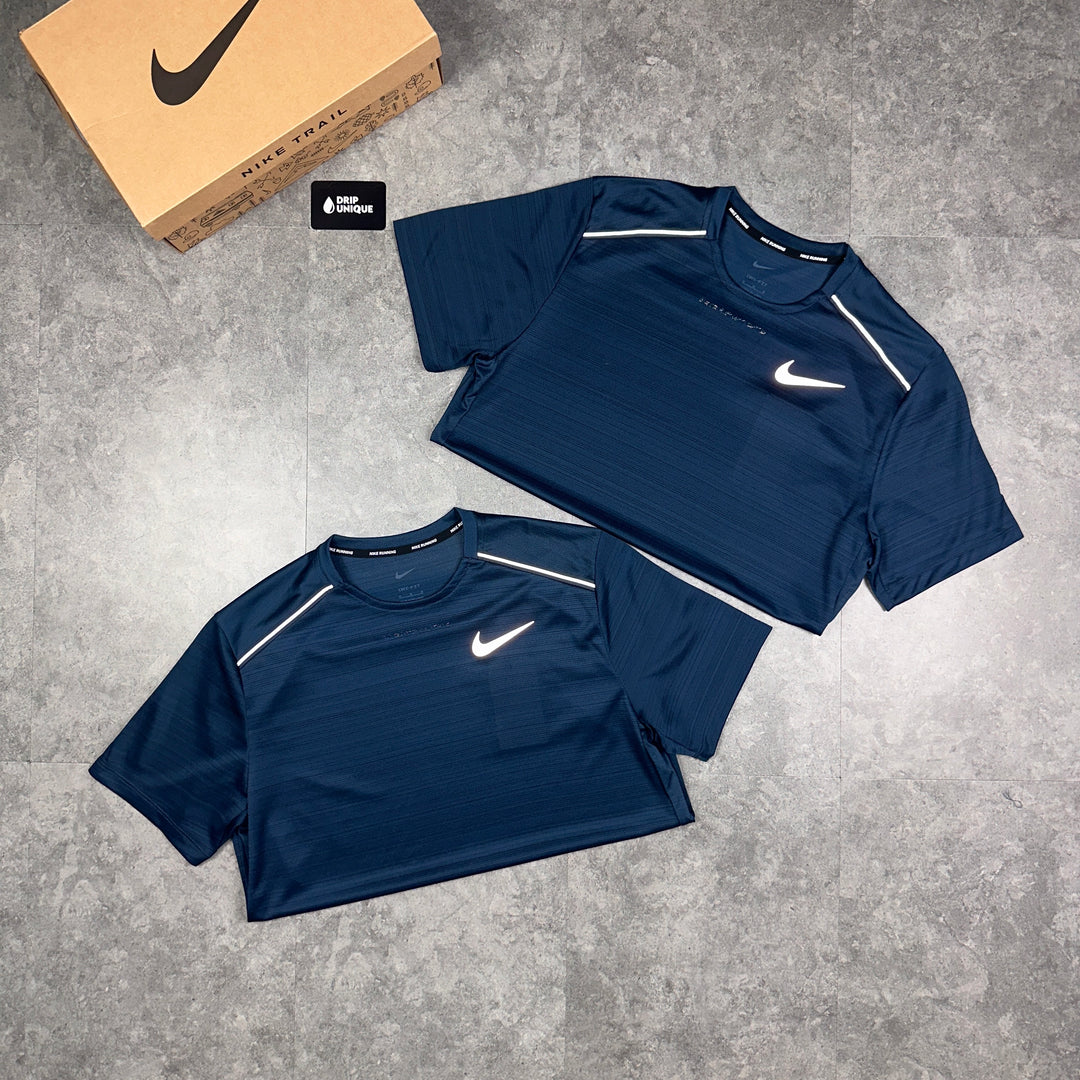 Nike Miler T-Shirt Armoury Navy