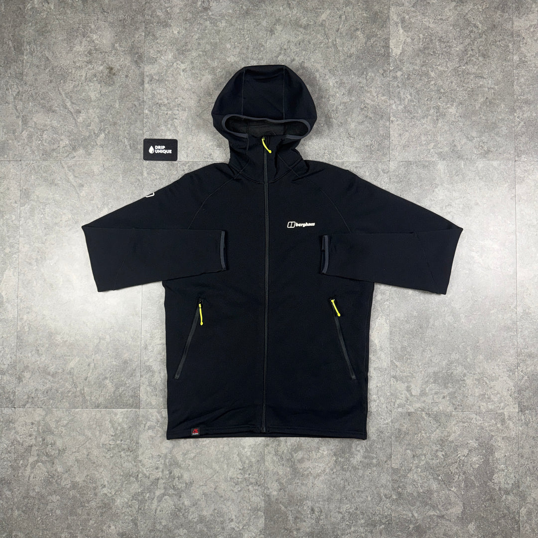 Berghaus Kinetic Powerstretch Jacket Black, berghaus jacket, dripuniqueuk