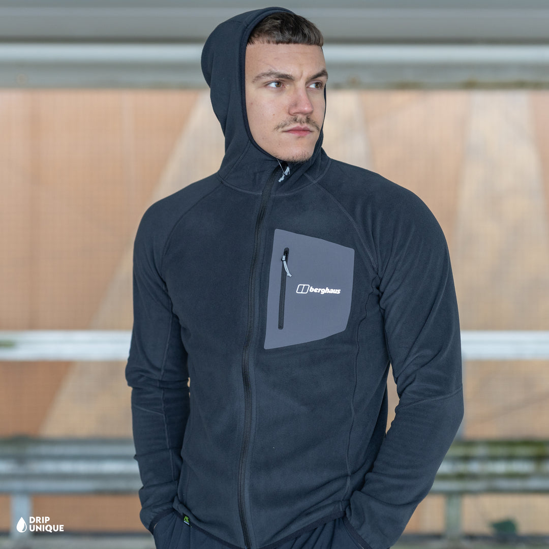 Berghaus Tathwell Fleece Hooded Jacket Black, berghaus tathwell, dripuniqueuk