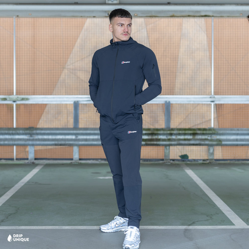 Berghaus Theran Jacket Black & Black Theran Plus Pants Set, berghaus theran set, dripuniqueuk