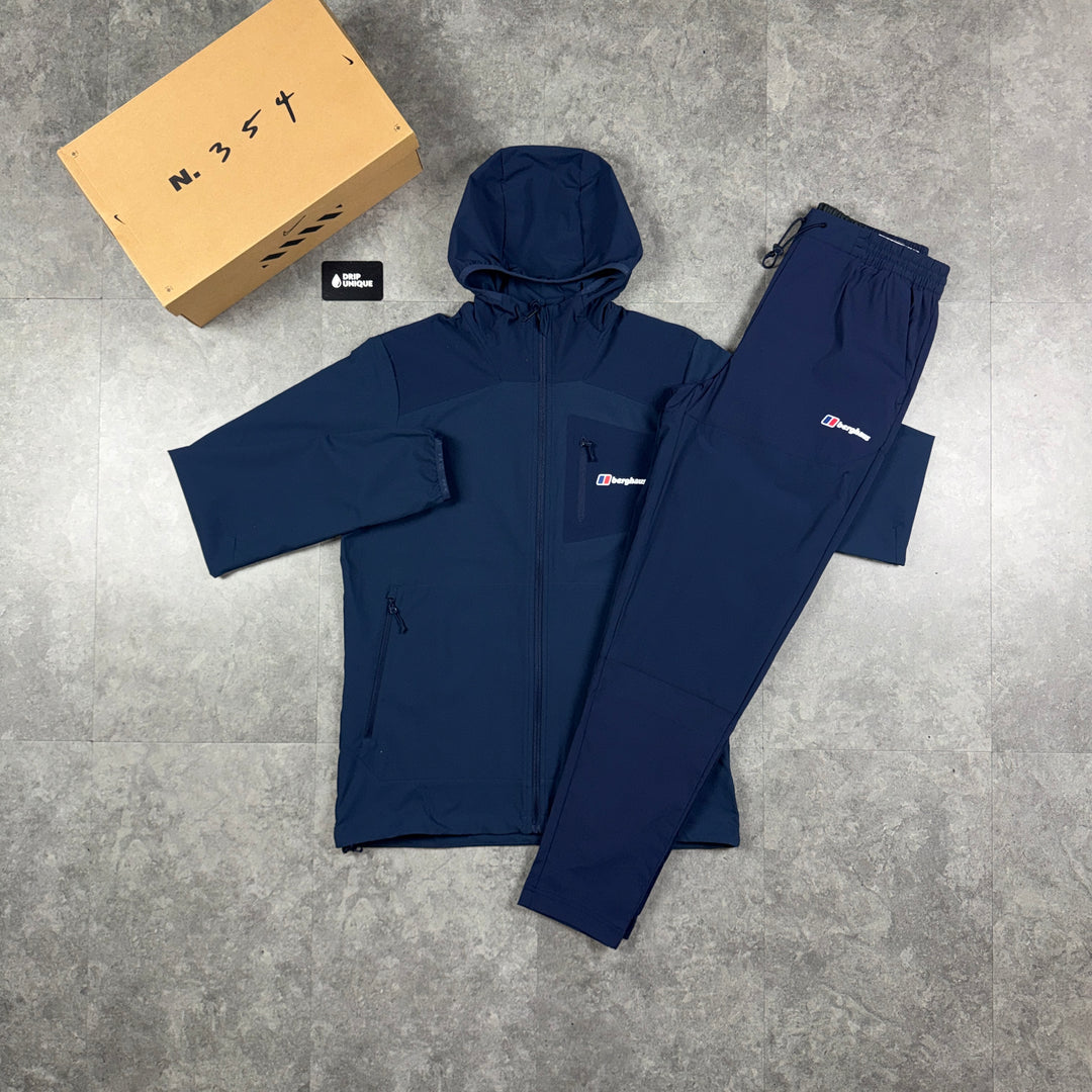 Berghaus Theran Jacket Navy & Navy Theran Plus Pants Set, berghaus jacket set, dripuniqueuk