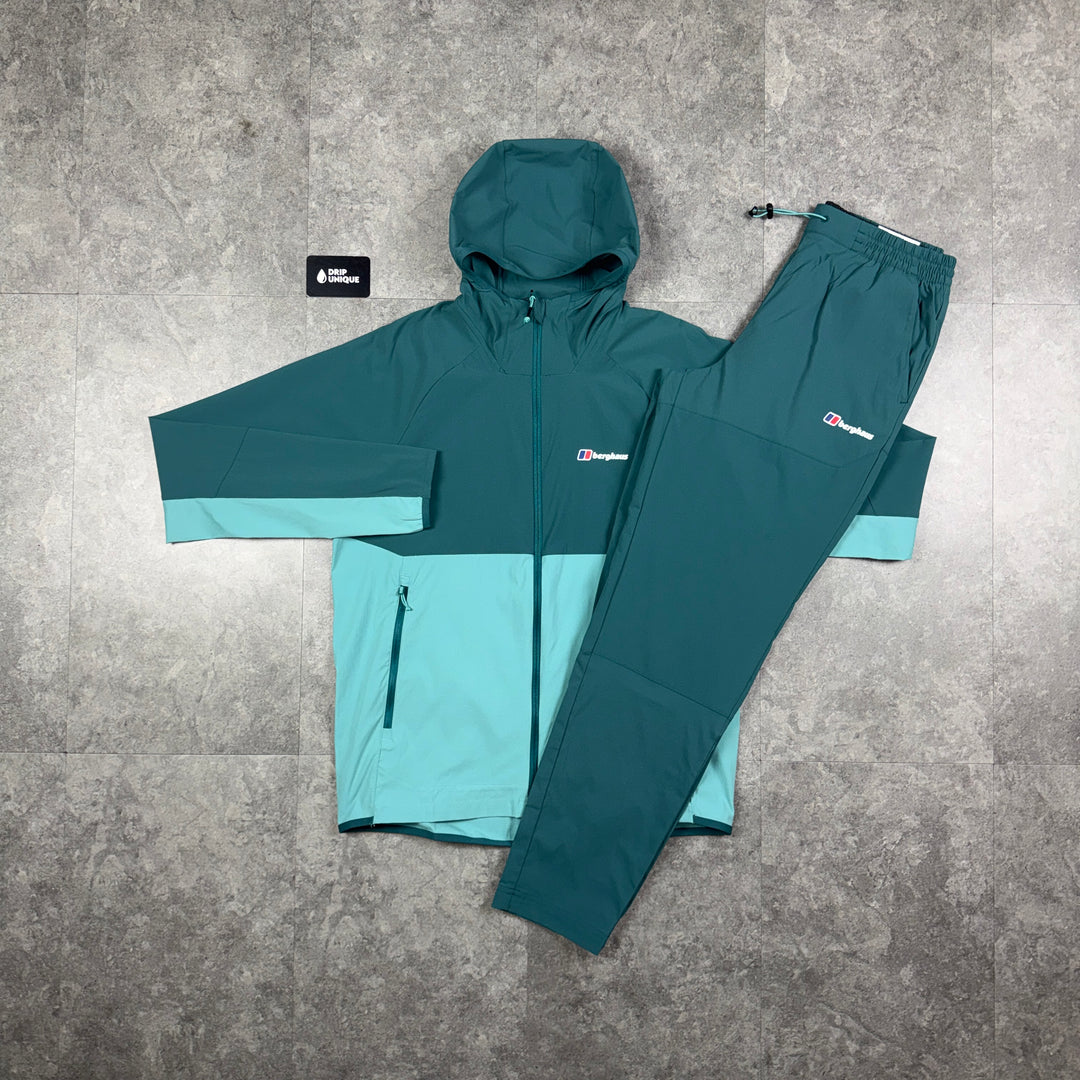 Berghaus Theran Jacket Teal & Teal Theran Plus Pants Set, berghaus theran set, dripuniqueuk