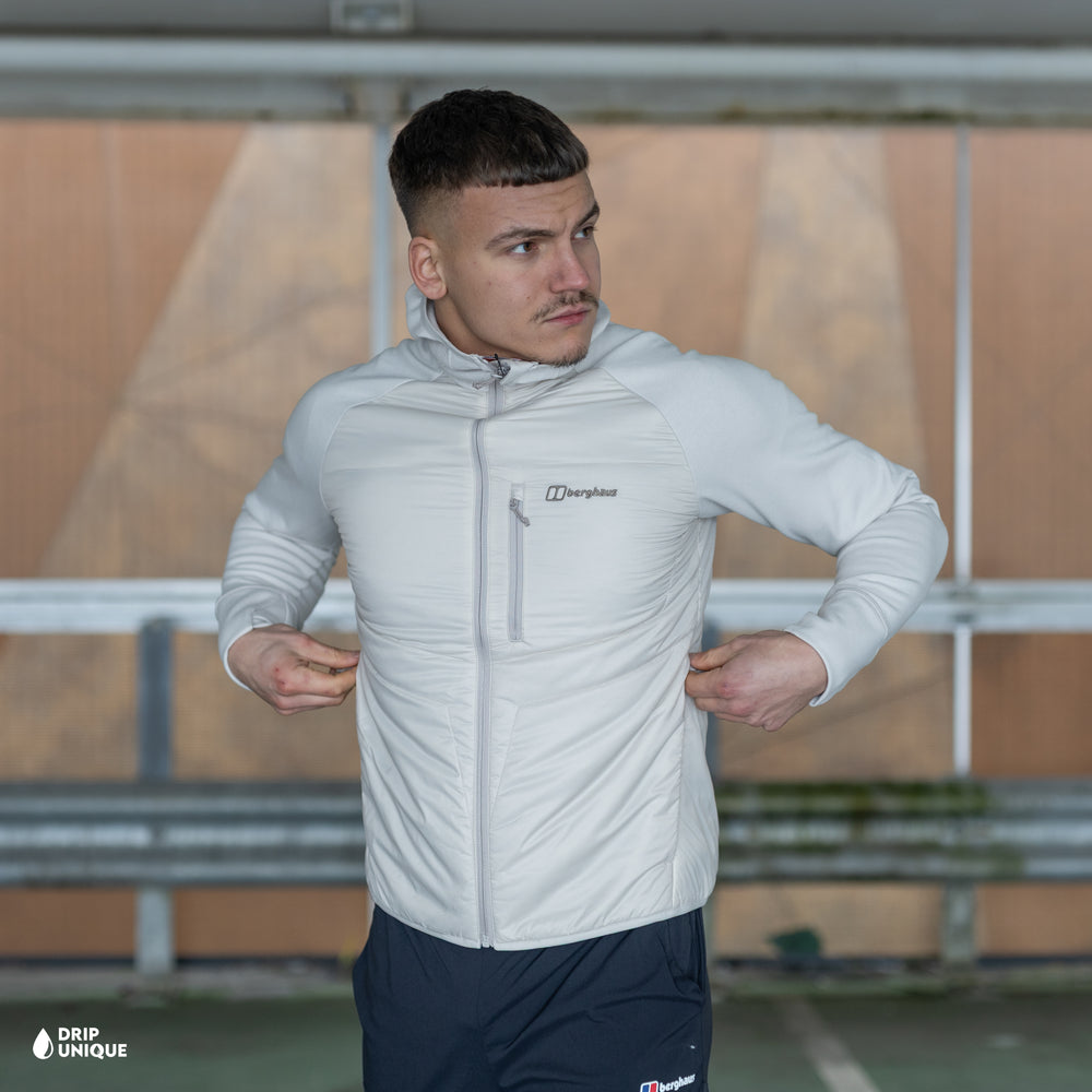 Berghaus Trawden Hybrid Jacket Beige, berghaus jacket, dripuniqueuk