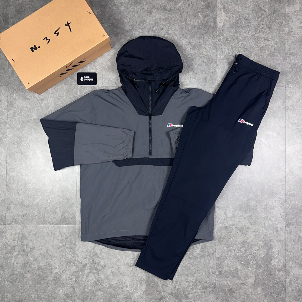 Berghaus Urban Co-Ord Jacket Grey & Black Theran Plus Pants Set, Berghaus Sets, dripuniqueuk