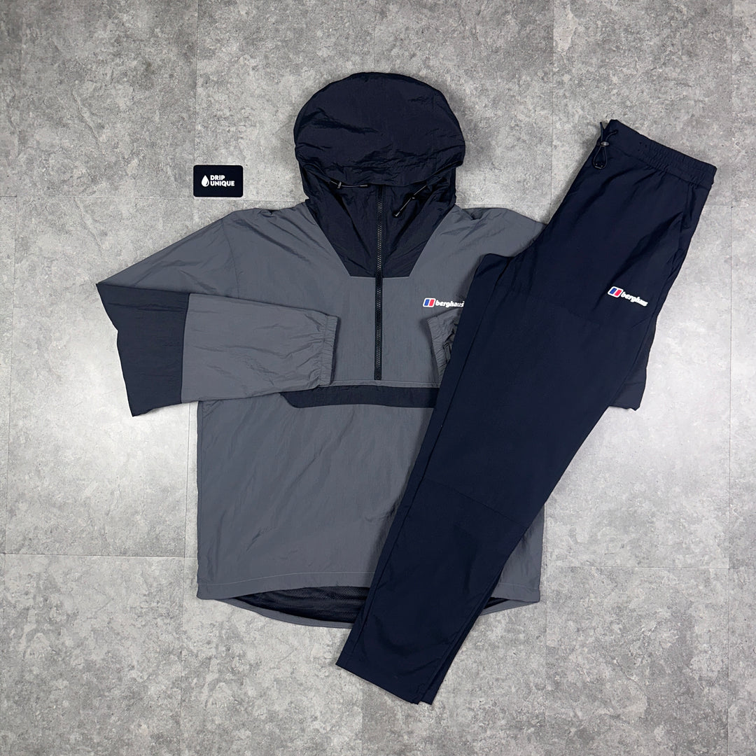 Berghaus Urban Co-Ord Jacket Grey & Black Theran Plus Pants Set, Berghaus Tracksuit, dripuniqueuk