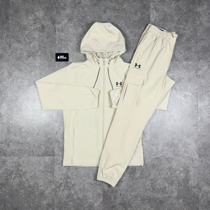 Under Armour Woven Tracksuit Stone