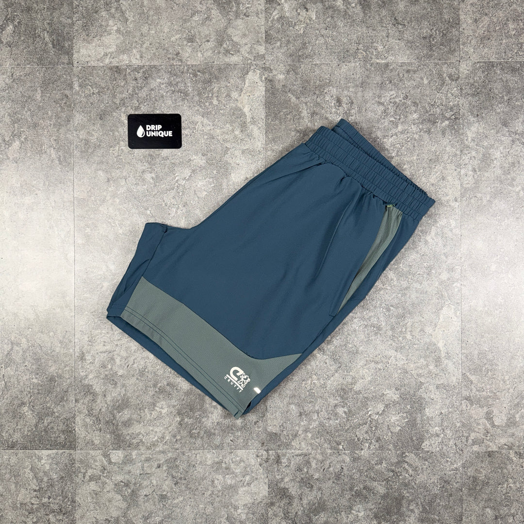 Cruyff Agate Short 7" Slate Green, cruyff shorts dripuniqueuk