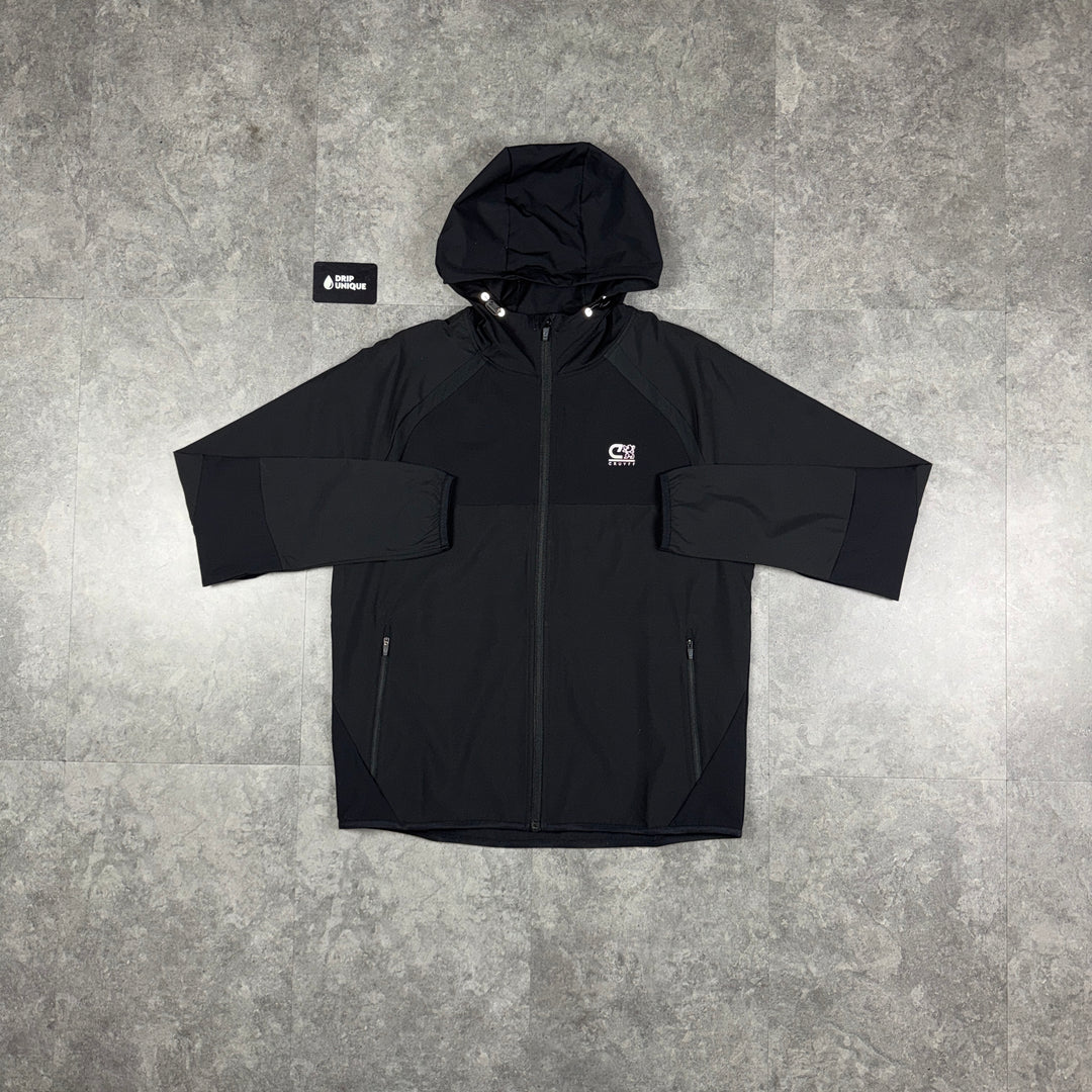 Cruyff Agate Windrunner Jacket Black, cruyff windrunner jacket, dripuniqueuk