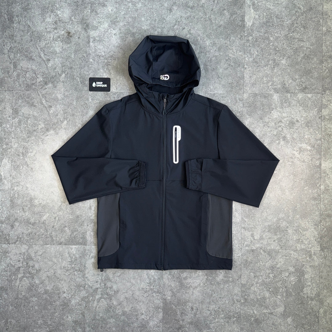 Cruyff Magnitude Windrunner Jacket Black, cruyff jacket, dripuniqueuk