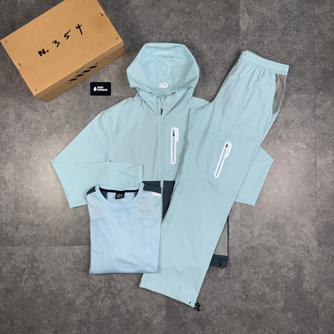 Cruyff Magnitude Windrunner Sky Blue & Magnitude Pants Bundle, cruyff bundle, dripuniqueuk