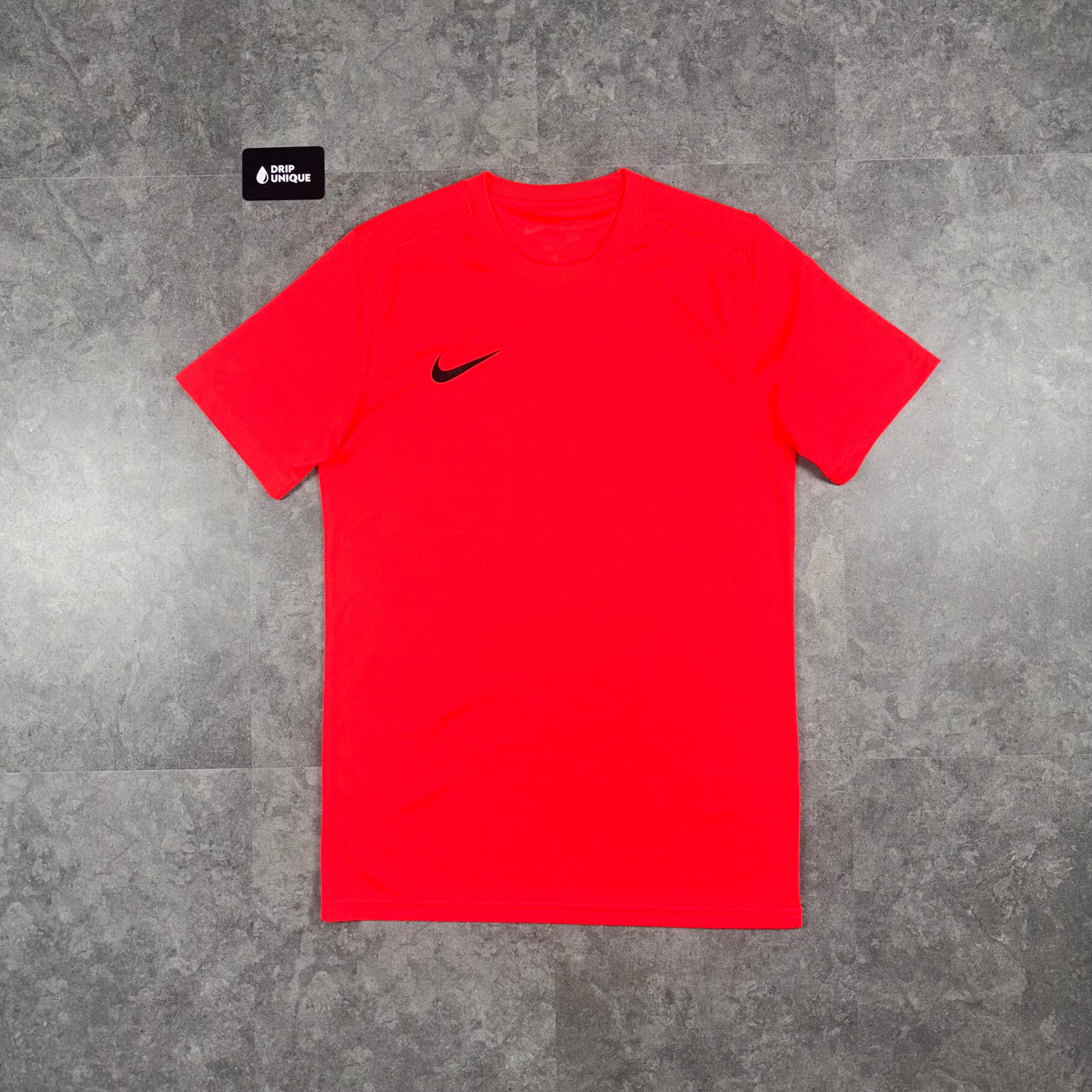 red nike drip logo