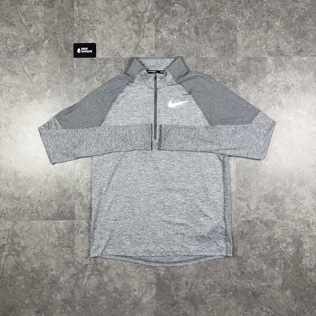 Nike Therma 1/4 Zip Top Grey – dripuniqueuk