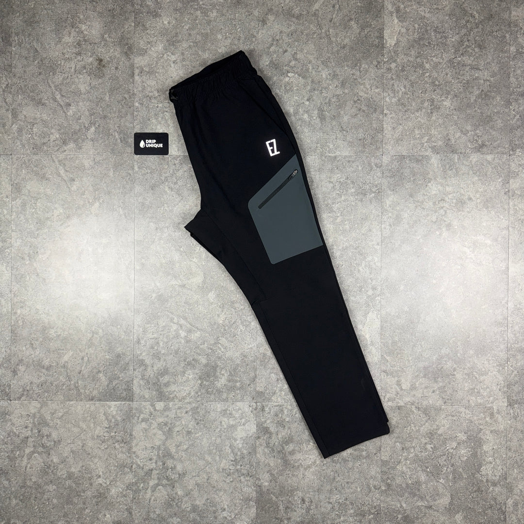 Erza Active Glide Pants Black, dripuniqueuk