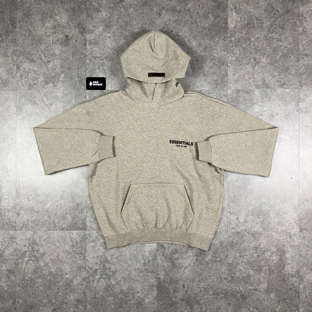 Essentials Hoodie Dark Oat, essentials hoodie, dripuniqueuk