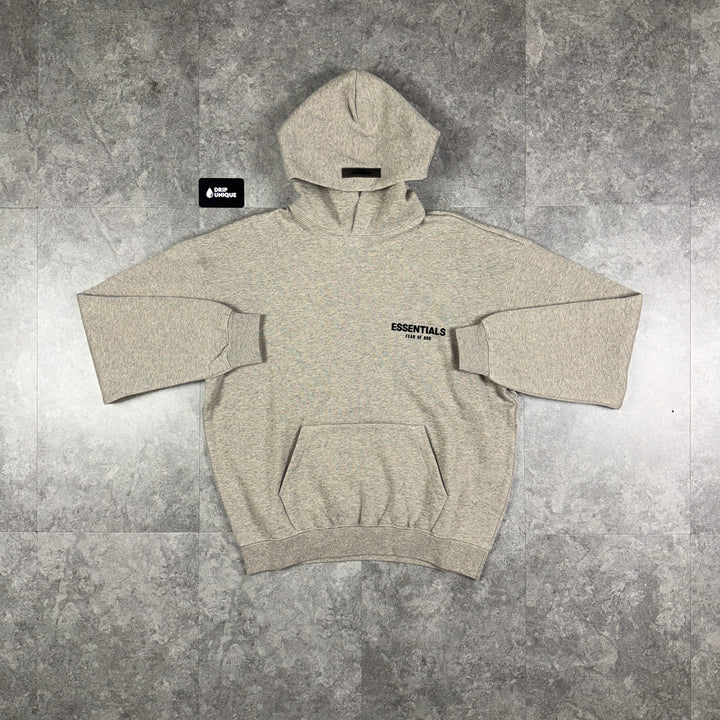 Essentials Hoodie Dark Oat, essentials hoodie, dripuniqueuk