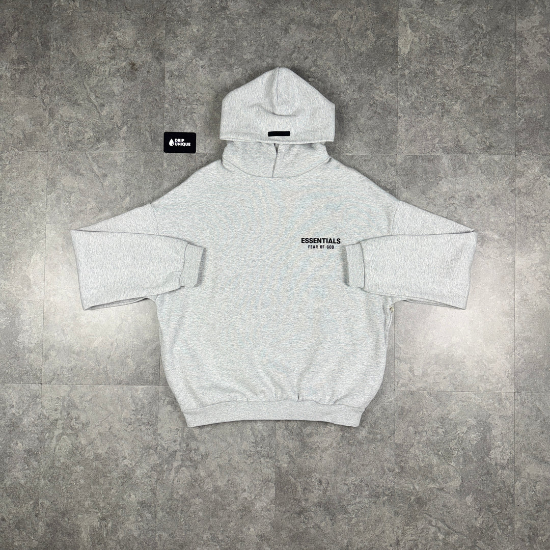 Essentials Hoodie Grey, essentials hoodie, dripuniqueuk