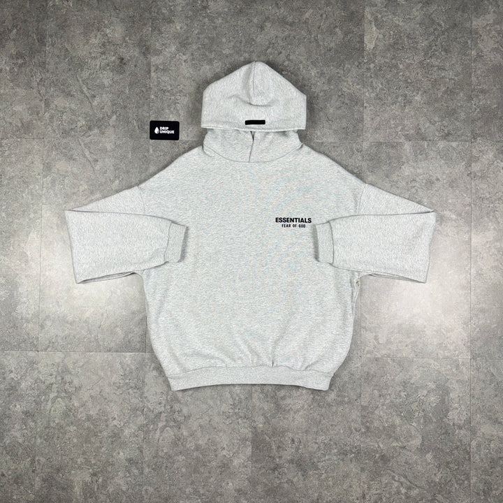 Essentials Hoodie Grey, essentials hoodie, dripuniqueuk