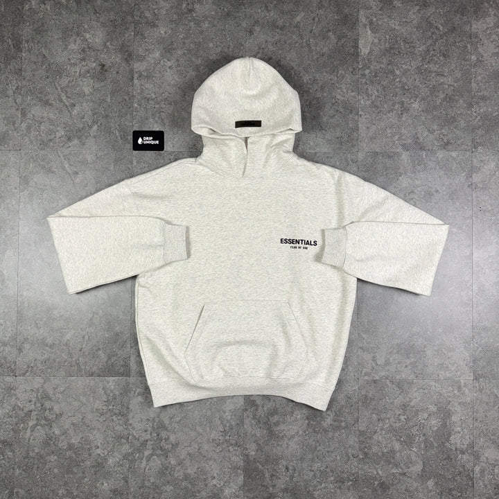 Essentials Hoodie Light Oatmeal, essentials hoodie, dripuniqueuk