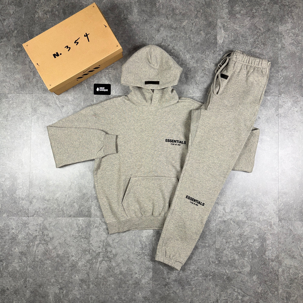 Essentials SS22 Tracksuit Dark Oat, essentials ss22, dripuniqueuk