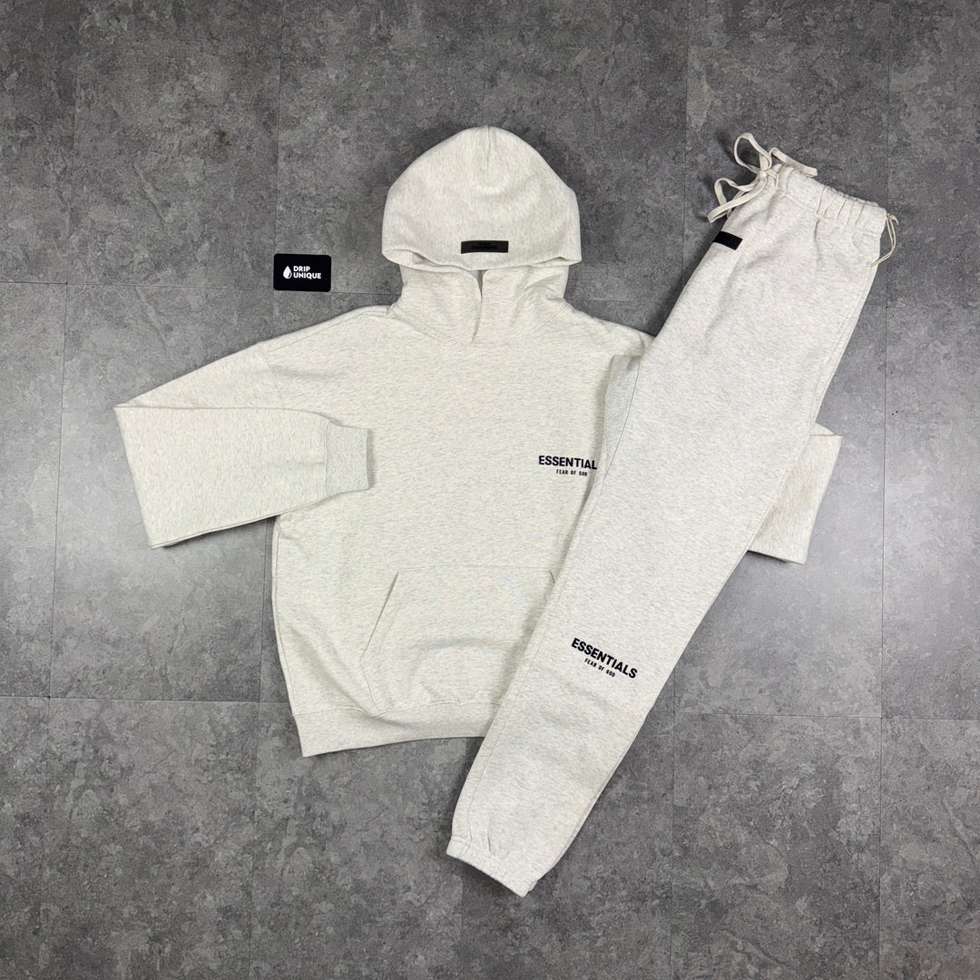 Essentials SS22 Tracksuit Light Oatmeal, essentials tracksuit, dripuniqueuk