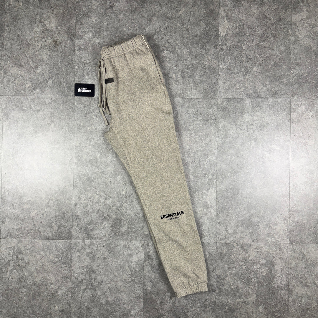 Essentials Sweatpants Dark Oat, essentials pants, dripuniqueuk