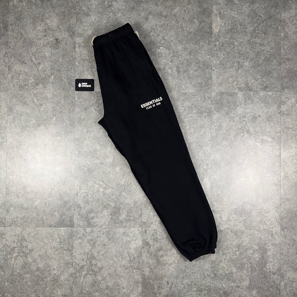 Essentials Sweatpants Jet Black – dripuniqueuk