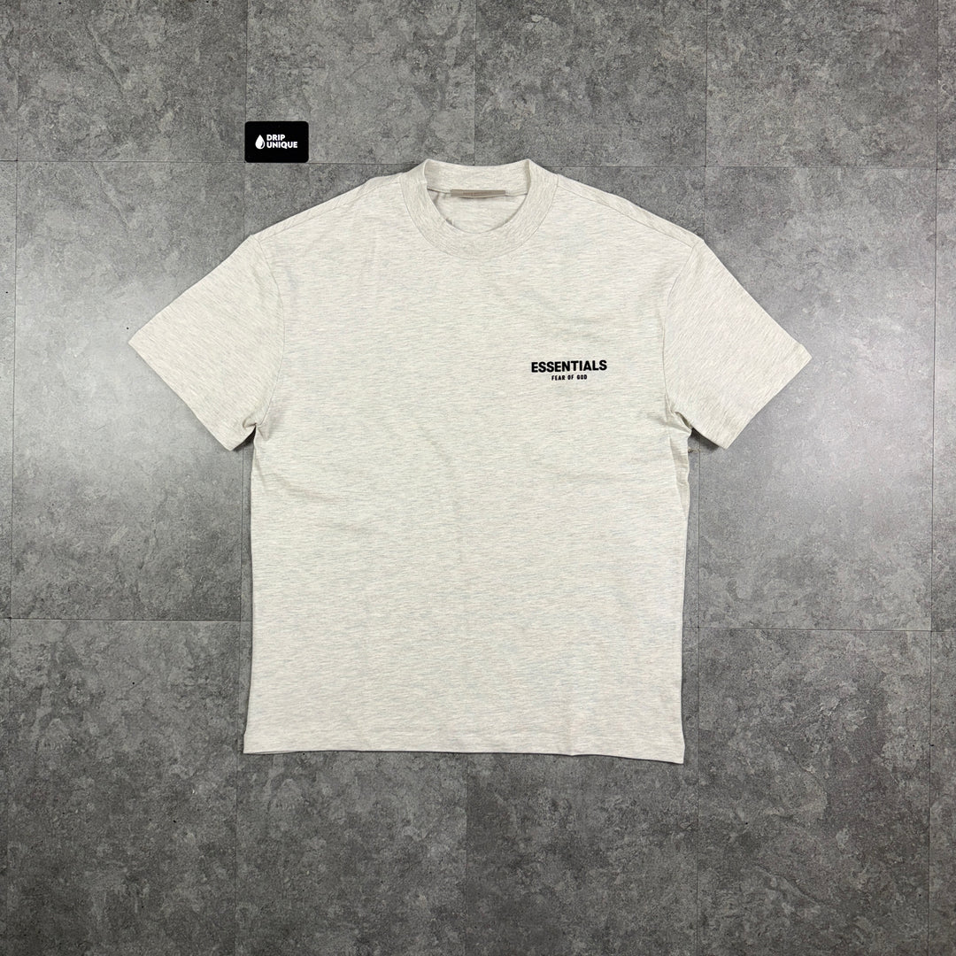 Essentials T-Shirt Light Oatmeal, essentials ss22 tshirt, dripuniqueuk