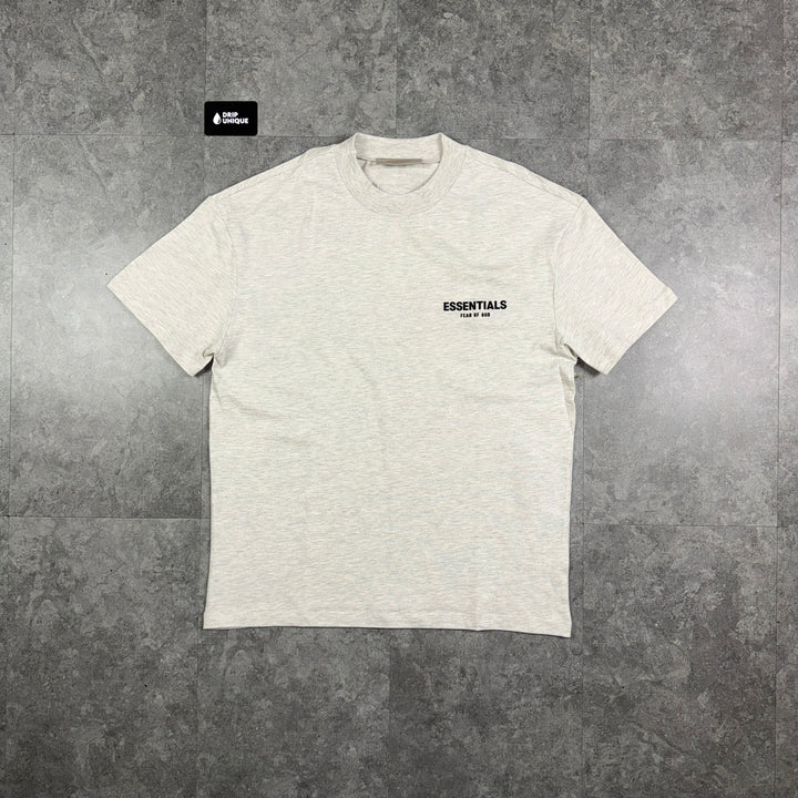 Essentials T-Shirt Light Oatmeal, essentials ss22 tshirt, dripuniqueuk