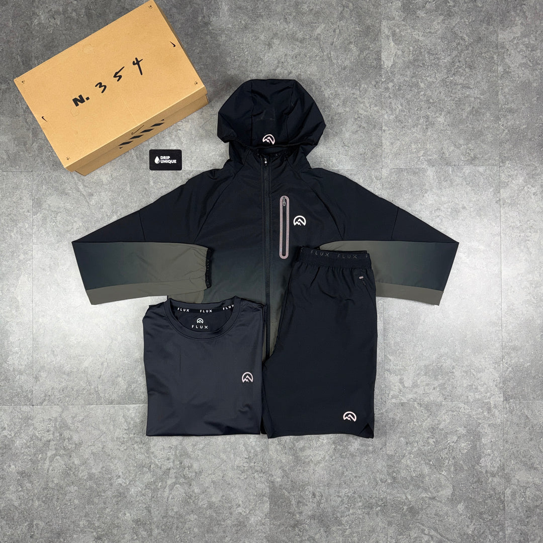 Flux Gradient Windrunner Graphite / Black Bundle, flux 3 piece, dripuniqueuk