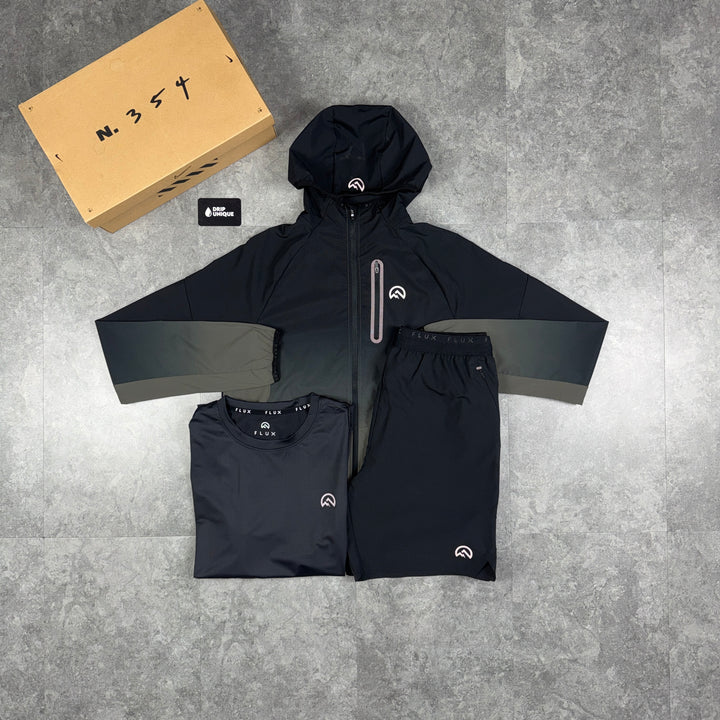 Flux Gradient Windrunner Graphite / Black Bundle, flux 3 piece, dripuniqueuk
