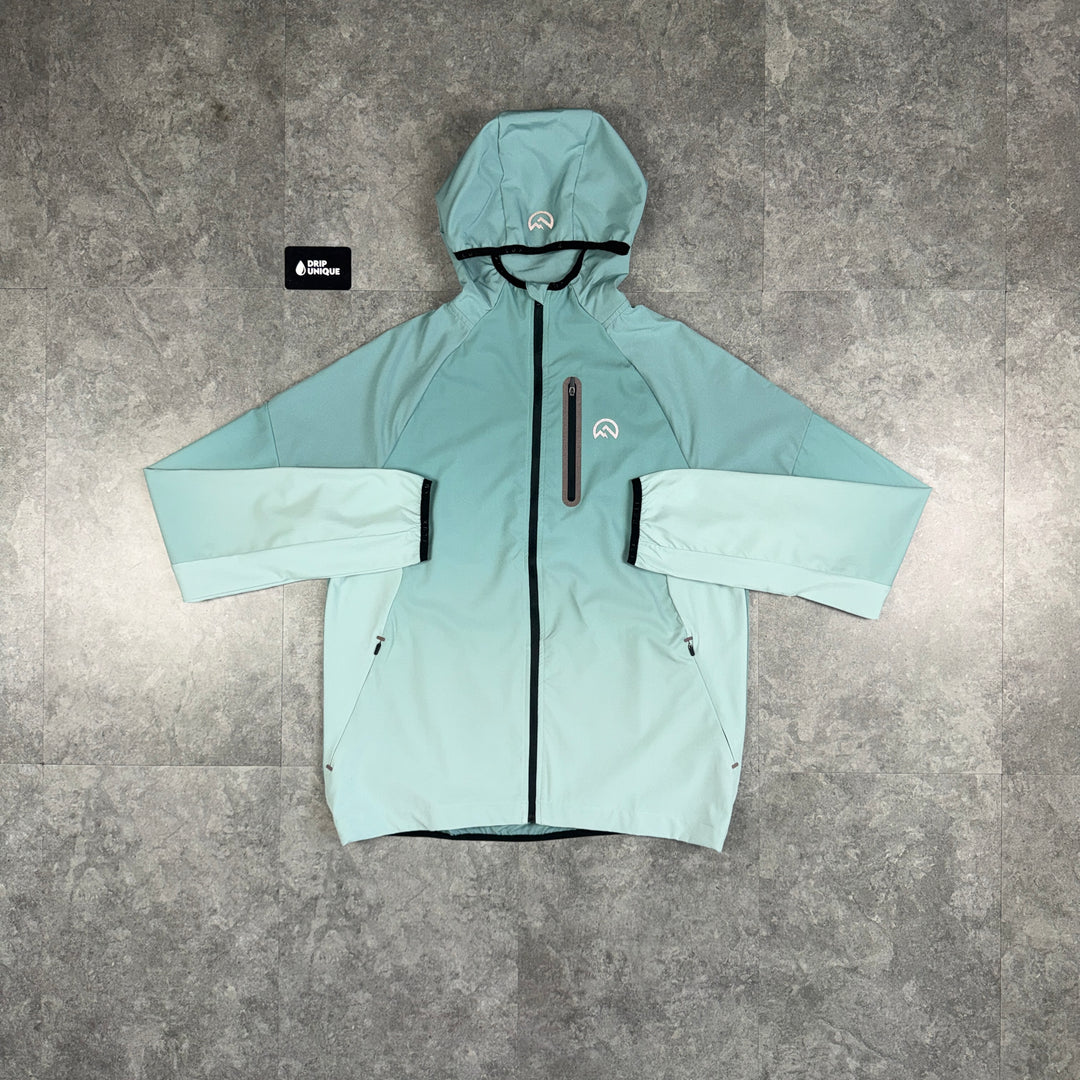 Flux Gradient Windrunner Jacket Sage Green, flux jacket, dripuniqueuk