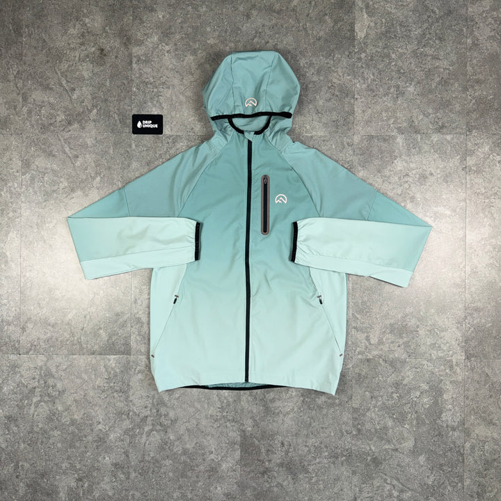 Flux Gradient Windrunner Jacket Sage Green, flux jacket, dripuniqueuk