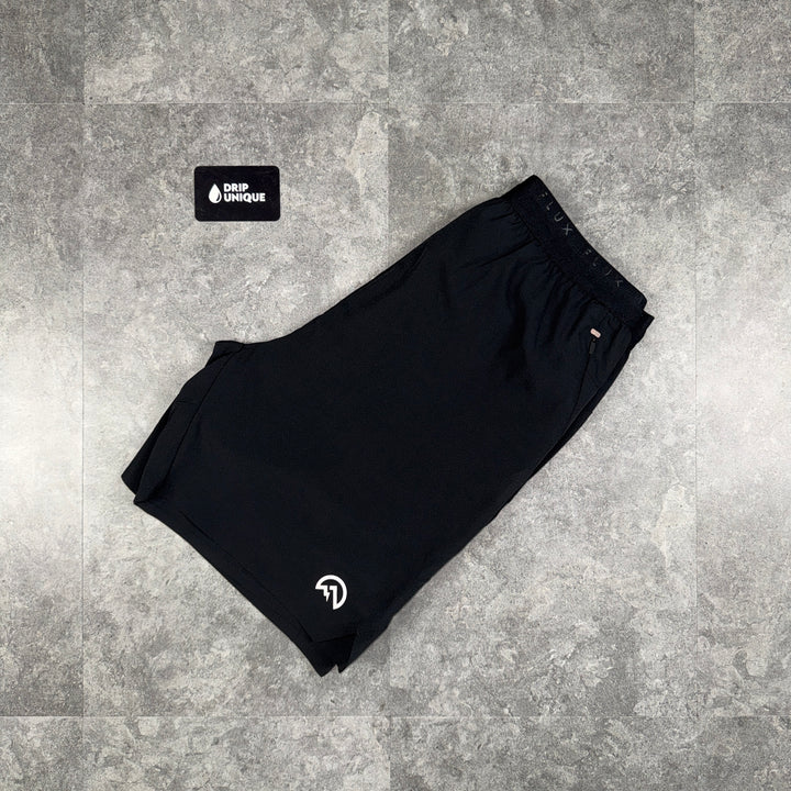 Flux Tech Shorts Black, flux shorts, dripuniqueuk