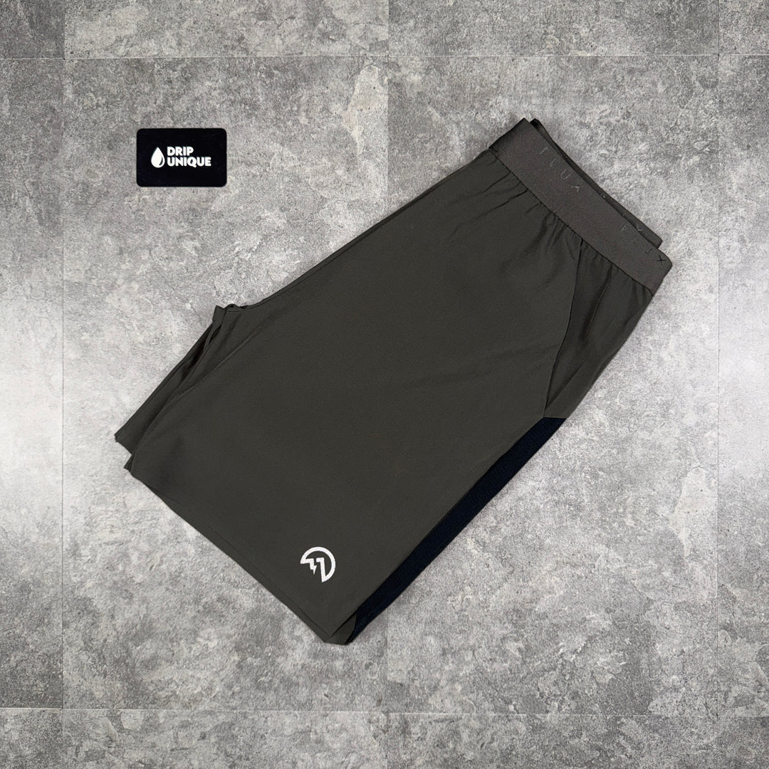 Flux Tech Shorts Charcoal, flux shorts, dripuniqueuk