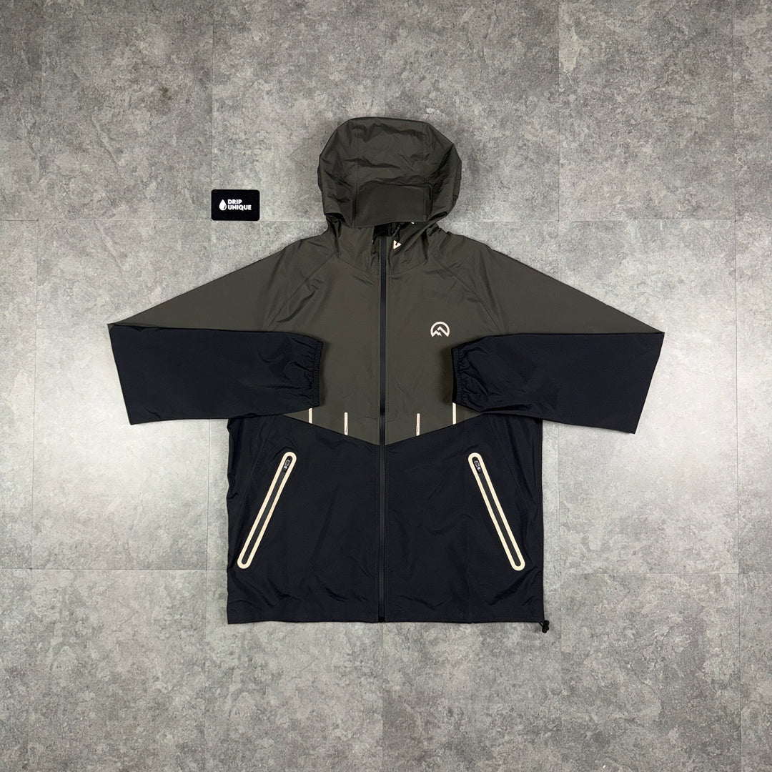 Flux Waterproof Madge Windrunner Jacket Charcoal / Black, flux jacket, dripuniqueuk