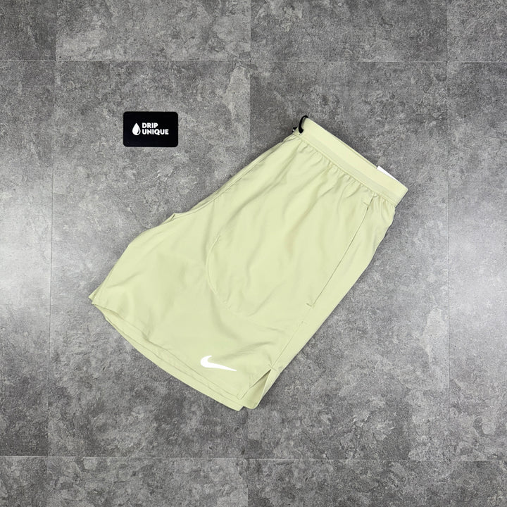 Nike Flex Stride Shorts 7" Olive Green