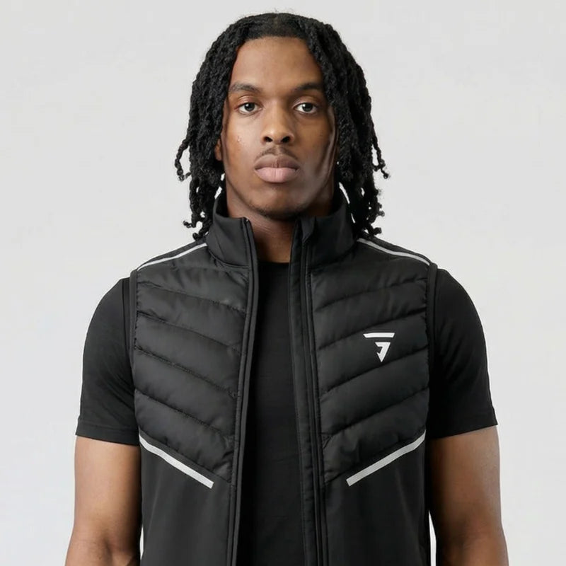 GRIID Active Gilet Black, griid active gilet, dripuniqueuk