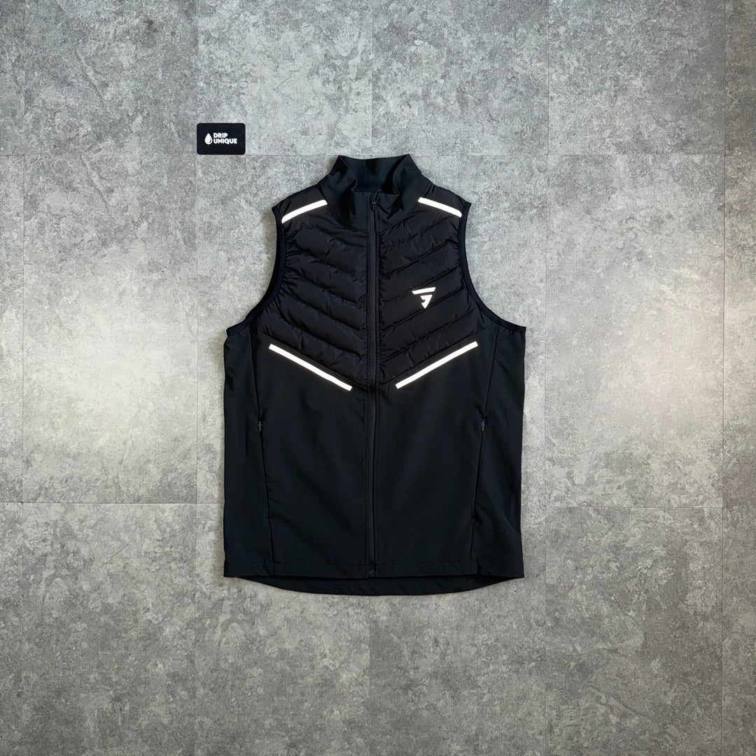 GRIID Active Gilet Black, griid gilet, dripuniqueuk