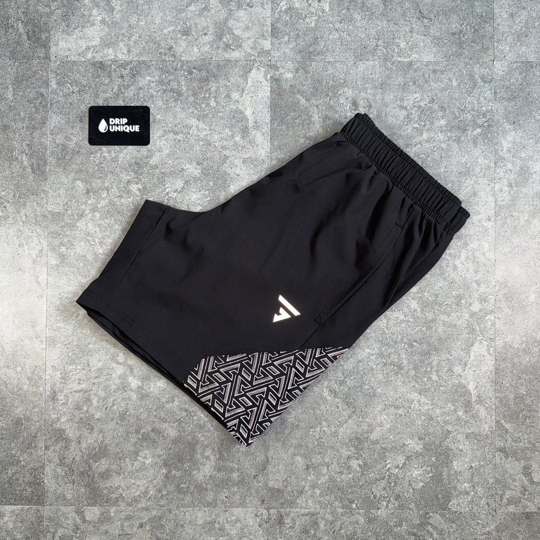 GRIID Motion Shorts Black, griid shorts, dripuniqueuk